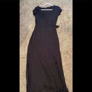Black maxi dress xl